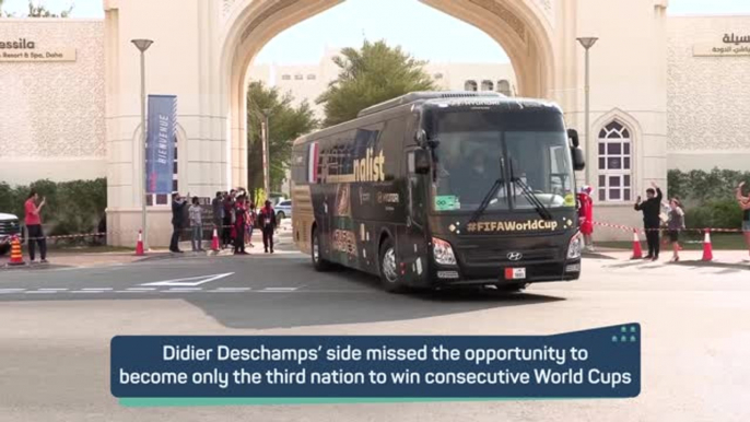 France depart Qatar following World Cup final defeat