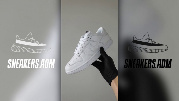 Nike Dunk Low By You Triple White (W) - AH7980-992 - @SneakersADM