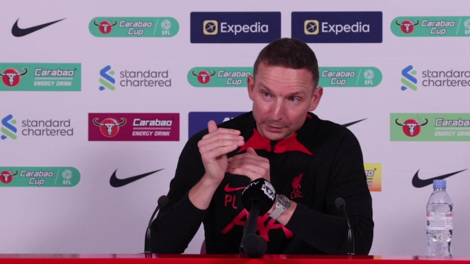 Pep Lijnders previews Liverpool's cup trip to Manchester City