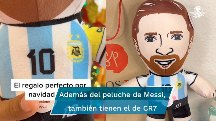 Crean peluche de Messi y la épica frase que dijo en cuartos de final ; “¿Qué miras, bobo?”