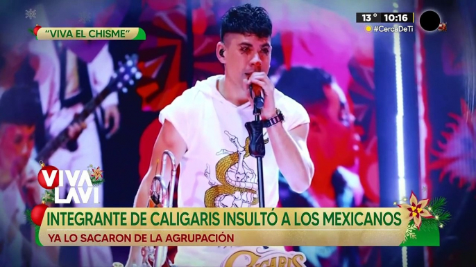 'Los Caligaris' despiden a integrante por insultos a México