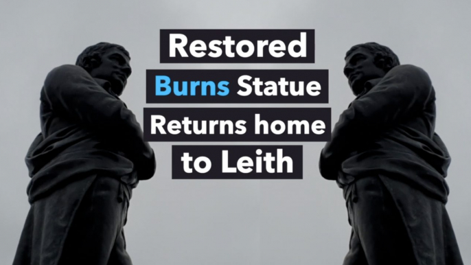 Edinburgh review of the year January 2022: Iconic Leith Robert Burns Statue returns to Bernard Street