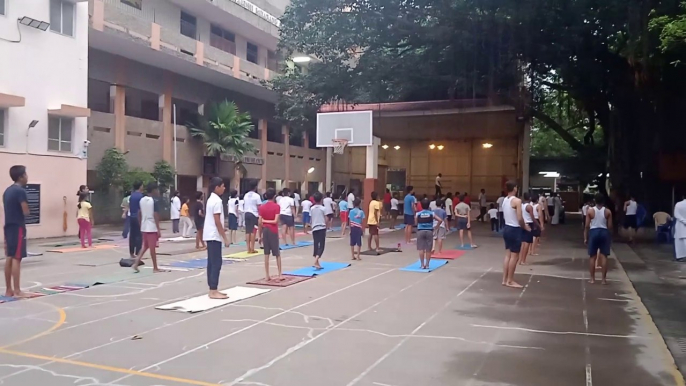 Gurukul students Learning Yoga in Chennai