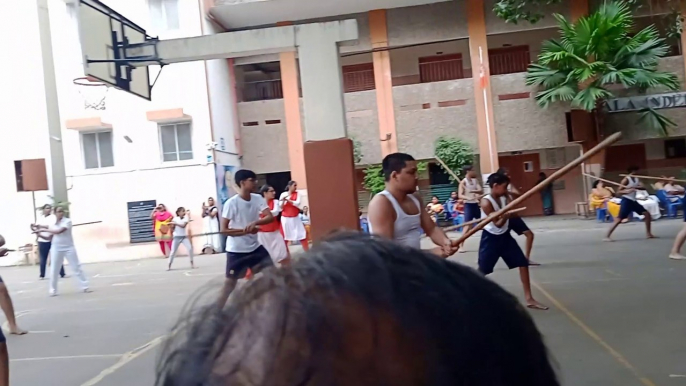 Gurukul Students Doing Yoga