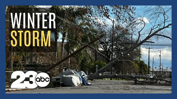 Wild weather over Kern County on Wednesday causes driving hazards, power outages