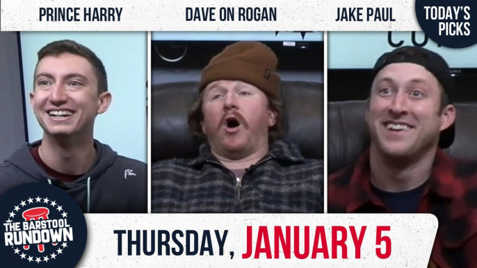Dave Portnoy Appears On The Joe Rogan Show | Barstool Rundown - January 5, 2023
