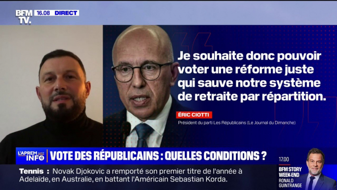 Réforme des retraites: "S'il n'y a pas de blocage, nous aurons la possibilité de ne pas passer par le 49.3", affirme le sénateur Xavier Iacovelli