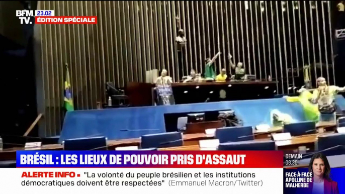 Brésil: le palais du Congrès, le palais présidentiel et la Cour suprême pris d'assaut par des pro-Bolsonaro radicaux