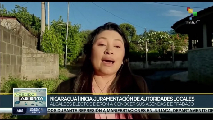 Nicaragua inicia juramentación de autoridades locales