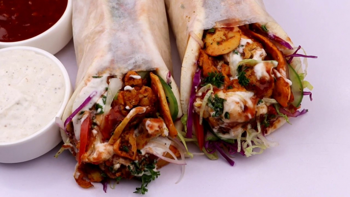 How to Make Shawarma Recipe,Veg Shawarma By Recipes of the World