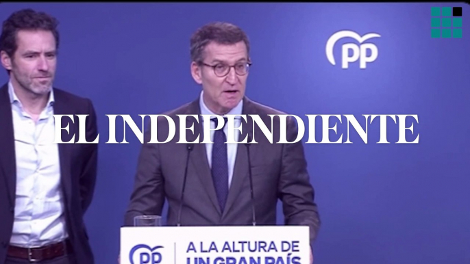 Núnez Feijóo  presenta a Borja Semper como portavoz del Comité de Campaña para las elecciones municipales y autonómicas 2023