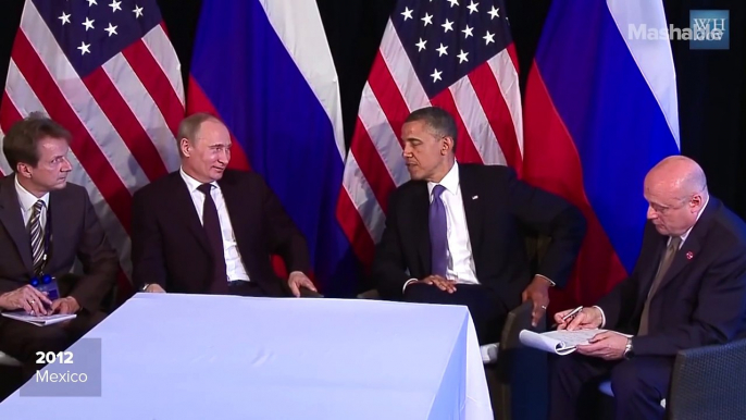 Obama and Putin  6 Years of Awkward Encounters | Hot News Chanel