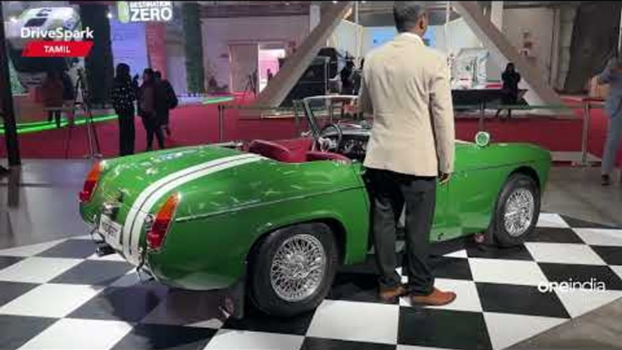 Auto Expo 2023 | MG Midget Walkaround | Giri Mani | TAMIL DriveSpark