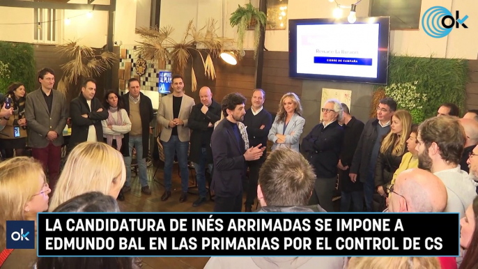 La candidatura de Inés Arrimadas se impone a Edmundo Bal en las primarias por el control de Cs