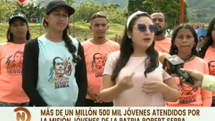 Misión Jóvenes de la Patria “Robert Serra” celebró su 10mo aniversario en el Parque Hugo Chávez