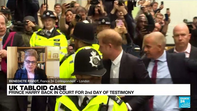 Prince Harry takes stand again in historic court battle with tabloids