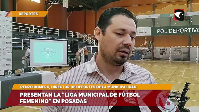 Renzo Romero, director de Deportes de la Municipalidad, contó que a partir de hoy se van a realizar las inscripciones para la Liga Municipal de Fútbol Femenino