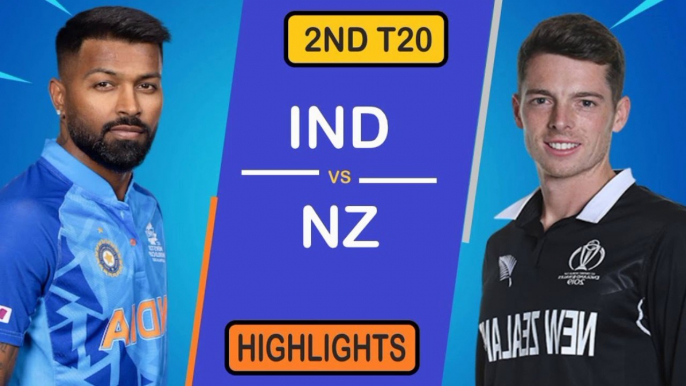 IND vs NZ 2nd T20 Highlights 2023 - India vs New Zealand, 2nd T20 Highlights