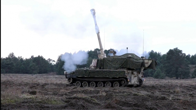 US Army • Field Artillery Live Fire Training • Toruń, Poland