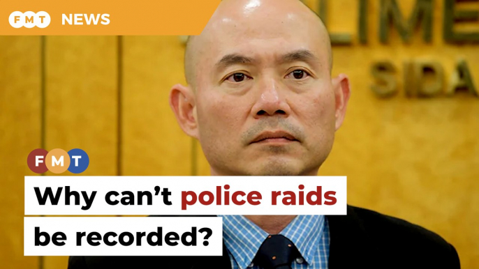 MP wants AG to explain why police raids can’t be recorded