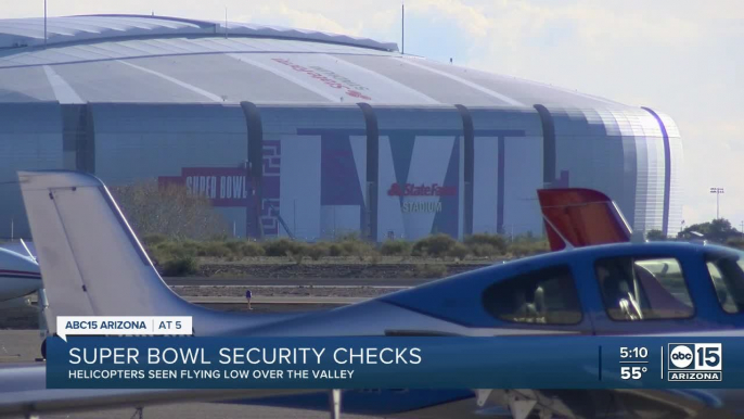 National Nuclear Security Administration conducting helicopter security checks ahead of Super Bowl