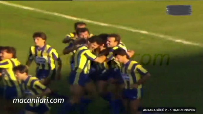 Ankaragücü 2-3 Trabzonspor [HD] 25.10.1987 - 1987-1988 Turkish 1st League Matchday 9