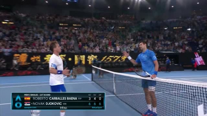 Djokovic makes perfect start on Australian Open return