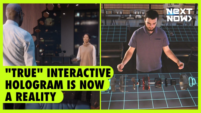 "True" interactive hologram is now a reality | NEXT NOW