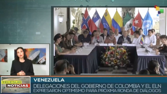 Delegaciones del Gobierno colombiano y el ELN continuarán conversaciones de paz en México