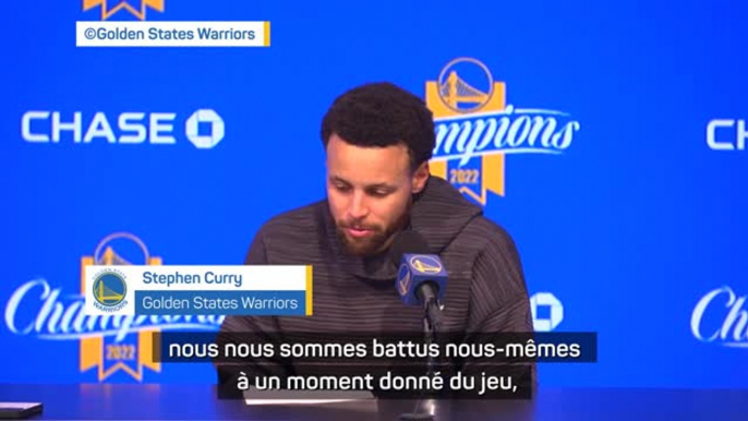 Warriors - Curry : "Nous nous sommes battus nous-mêmes"