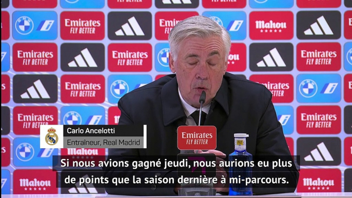 19e j. - Ancelotti : "La saison est encore longue"
