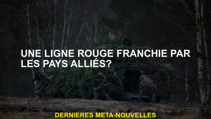 Une ligne rouge traversée par des pays alliés?