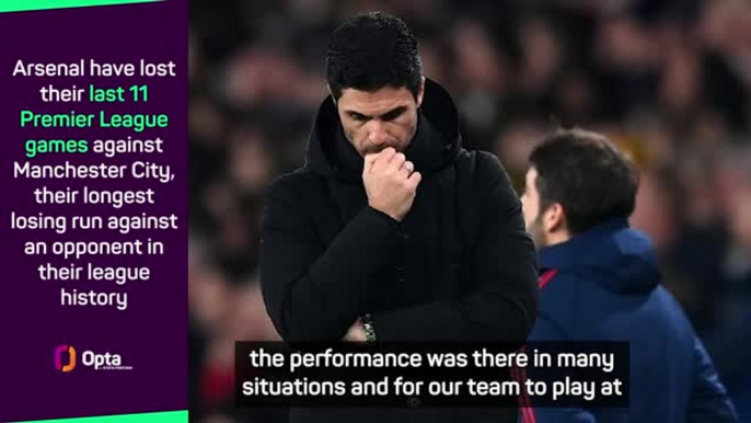 "We had them" - Arteta frustrated by Arsenal goals conceded v City