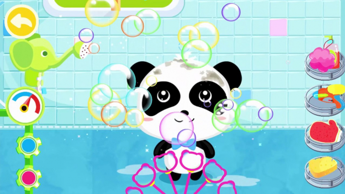 Baby Panda's Bath Time - Play Toys In the Shower & Bathroom - BabyBus Kids Games