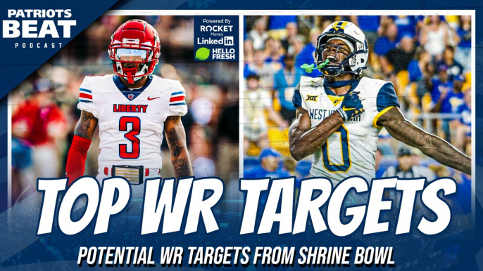 ***Patriots WIDE RECEIVER Top Targets from Shrine Bowl | Patriots Beat