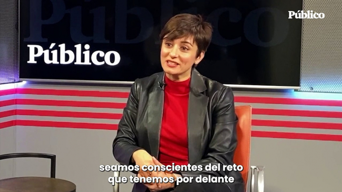 Isabel Rodríguez: "Es muy importante que todas las formaciones de izquierdas seamos conscientes del reto que tenemos"