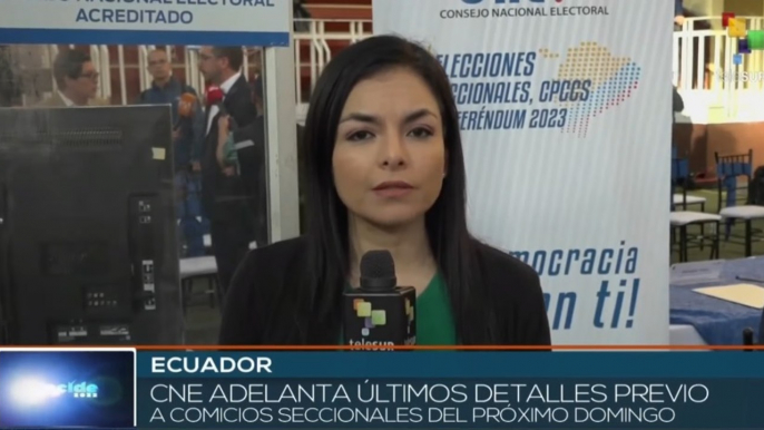 Autoridades ecuatorianas ultiman preparativos para elecciones y referéndum