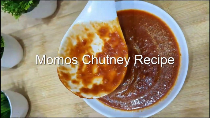 Momos Chutney Recipe- Ghar par hi Banaye market jaisi Momos ki chutney bas 10 minute main #recipe
