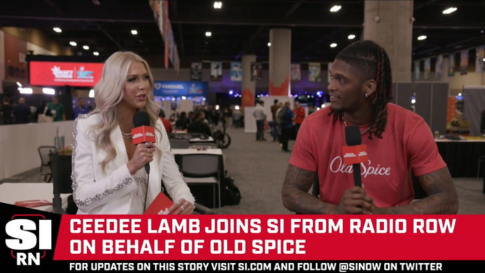 CeeDee Lamb Joins SI From Radio Row to Talk Super Bowl LVII and New Weapons for the Cowboys