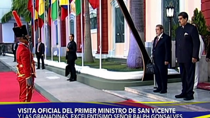 Presidente Maduro recibe al  Primer Ministro de San Vicente y las Granadinas, Ralph Gonsalves