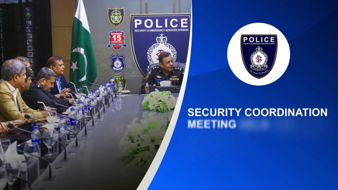 SECURITY COORDINATION MEETING HELD FOR PSL-8 MATCHES TO BE PLAYED IN KARACHI