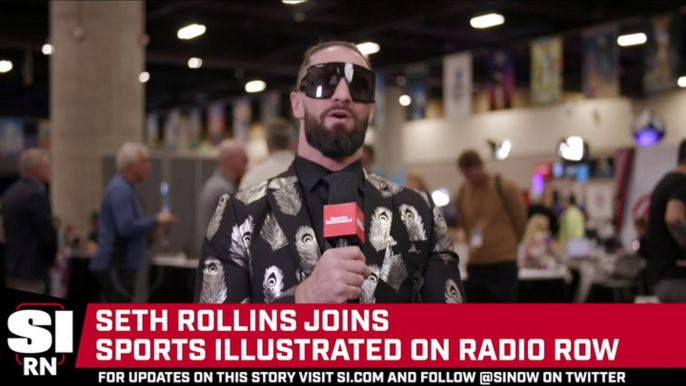 WWE Superstar Seth Rollins Joins SI on Radio Row Ahead of Super Bowl LVII