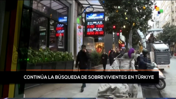 teleSUR Noticias 11:30 11-02: Continúa la búsqueda de sobrevivientes en Türkiye