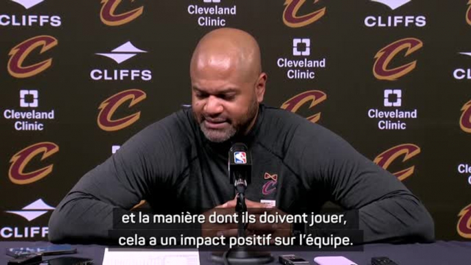 Cavaliers - Bickerstaff : "Stevens ? C'est grâce à lui que nous avons gagné"