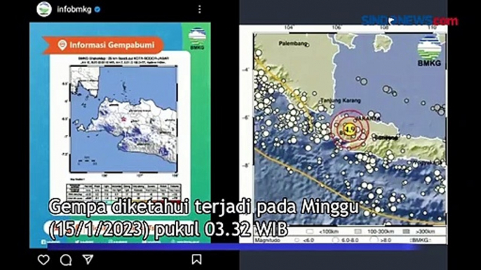 2 Gempa Magnitudo 5,0 dan 4,9 Guncang  Bogor dan Kabupaten Tangerang