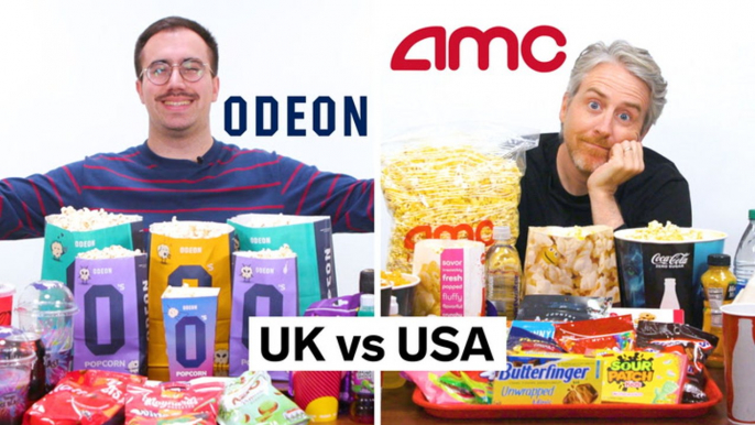 All the differences between movie theater foods in the US and the UK