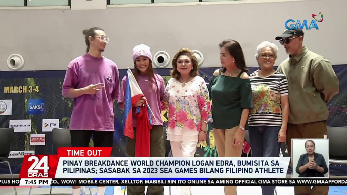 Pinay breakdance world champion Logan Edra, bumisita sa Pilipinas; Sasabak sa 2023 Sea Games bilang Filipino athlete | 24 Oras