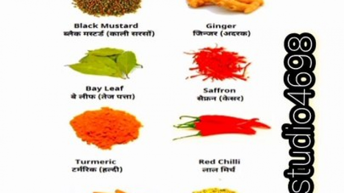 spices names in english |spices name | मसालों के नाम | Spices names in english and hindi#shorts