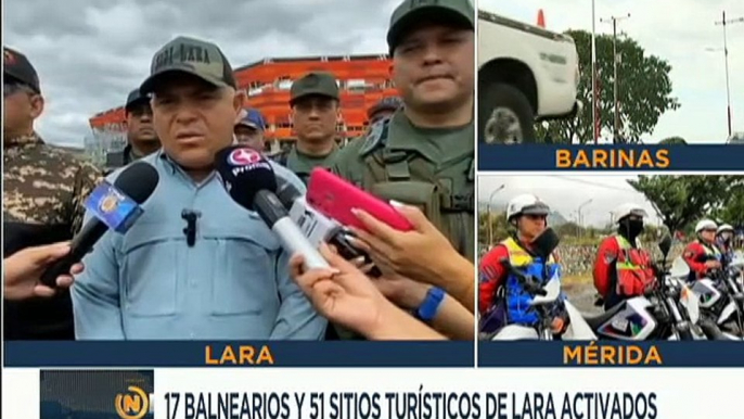 Lara garantiza Carnavales seguros con 57 puntos fijos de control de seguridad y 25 puntos móviles