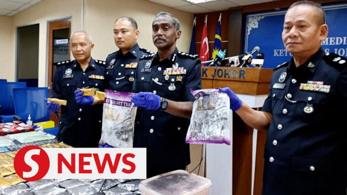 Cops seize drugs worth RM2mil in Kluang raids, one suspect arrested